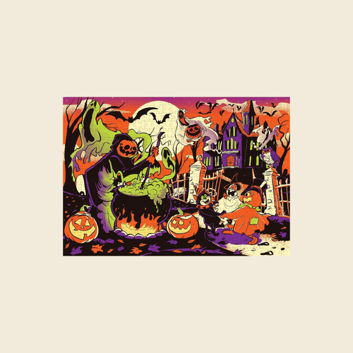 Haunted Halloween Puzzle