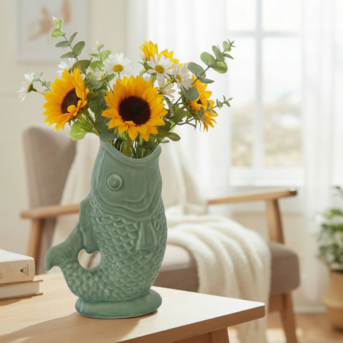 Ceramic Fish Vase
