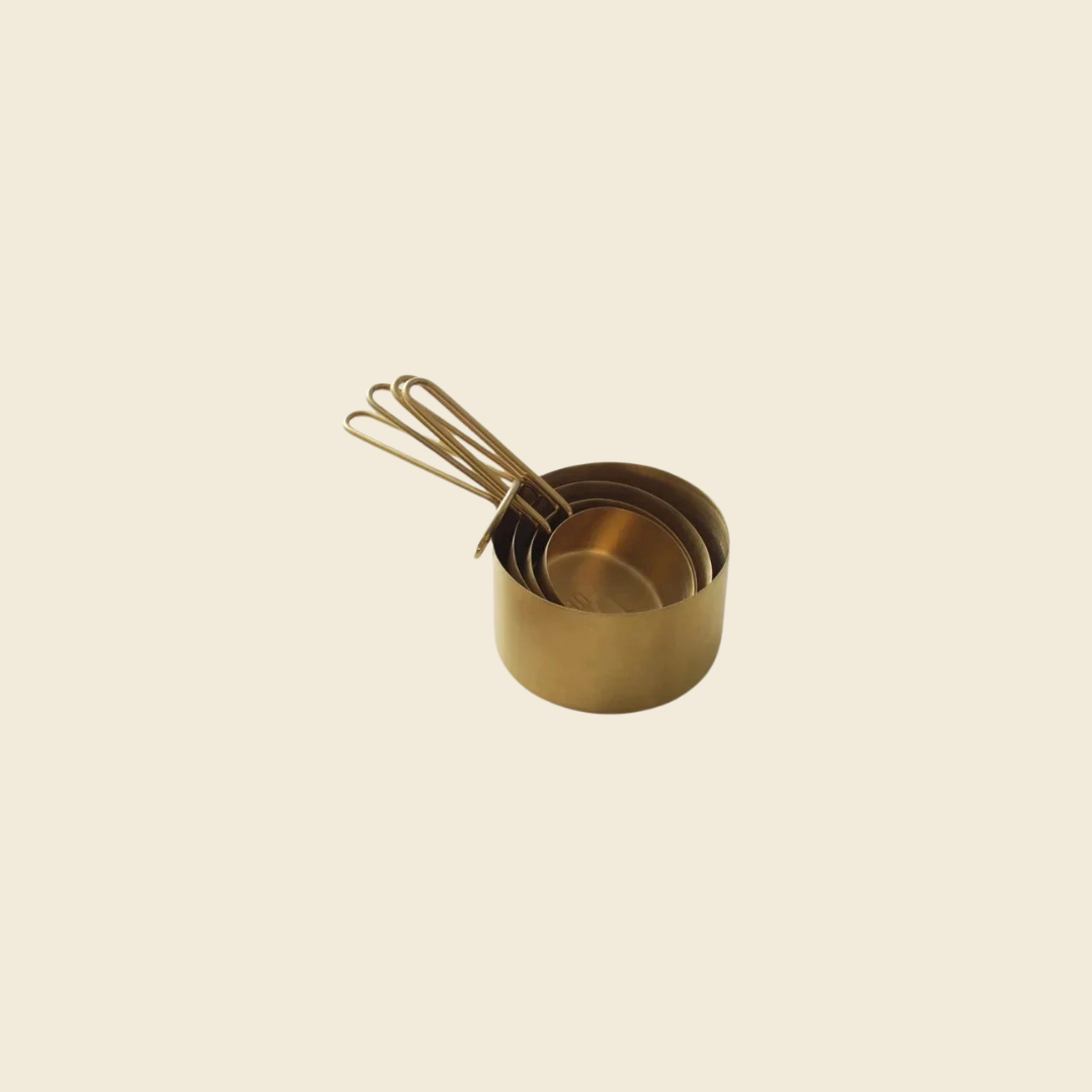 Brushed Steel Measuring Cups