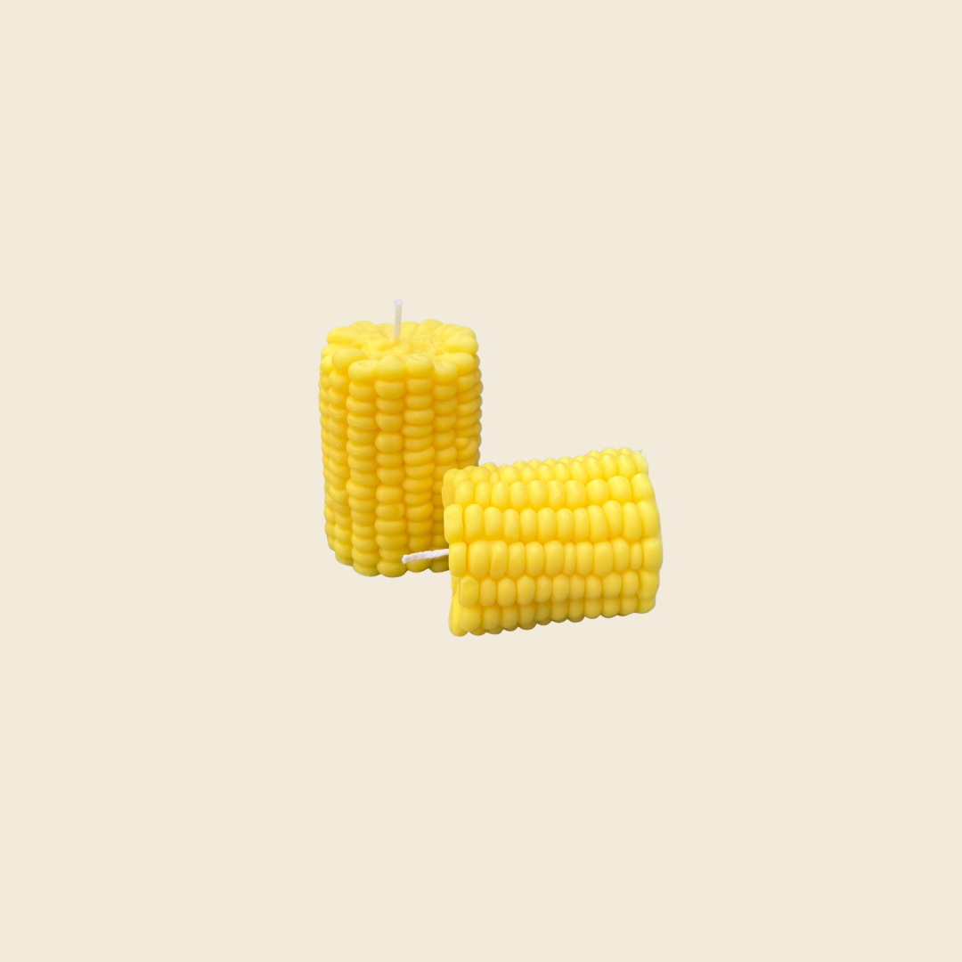 Handcrafted Corn Candle Set