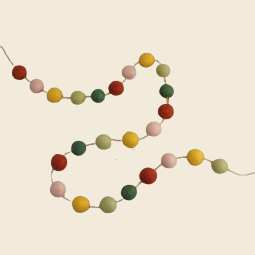 Falling Leaves Felt Garland