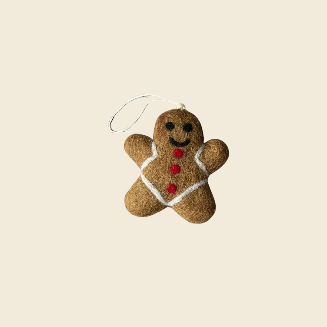 Gingerbread Felt Ornament