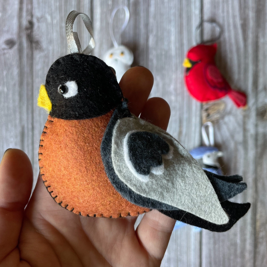 Felt Robin Ornament
