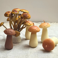 Chestnut Mushroom Beeswax Candle