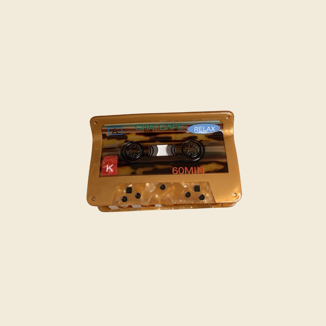 Cassette Hair Clip