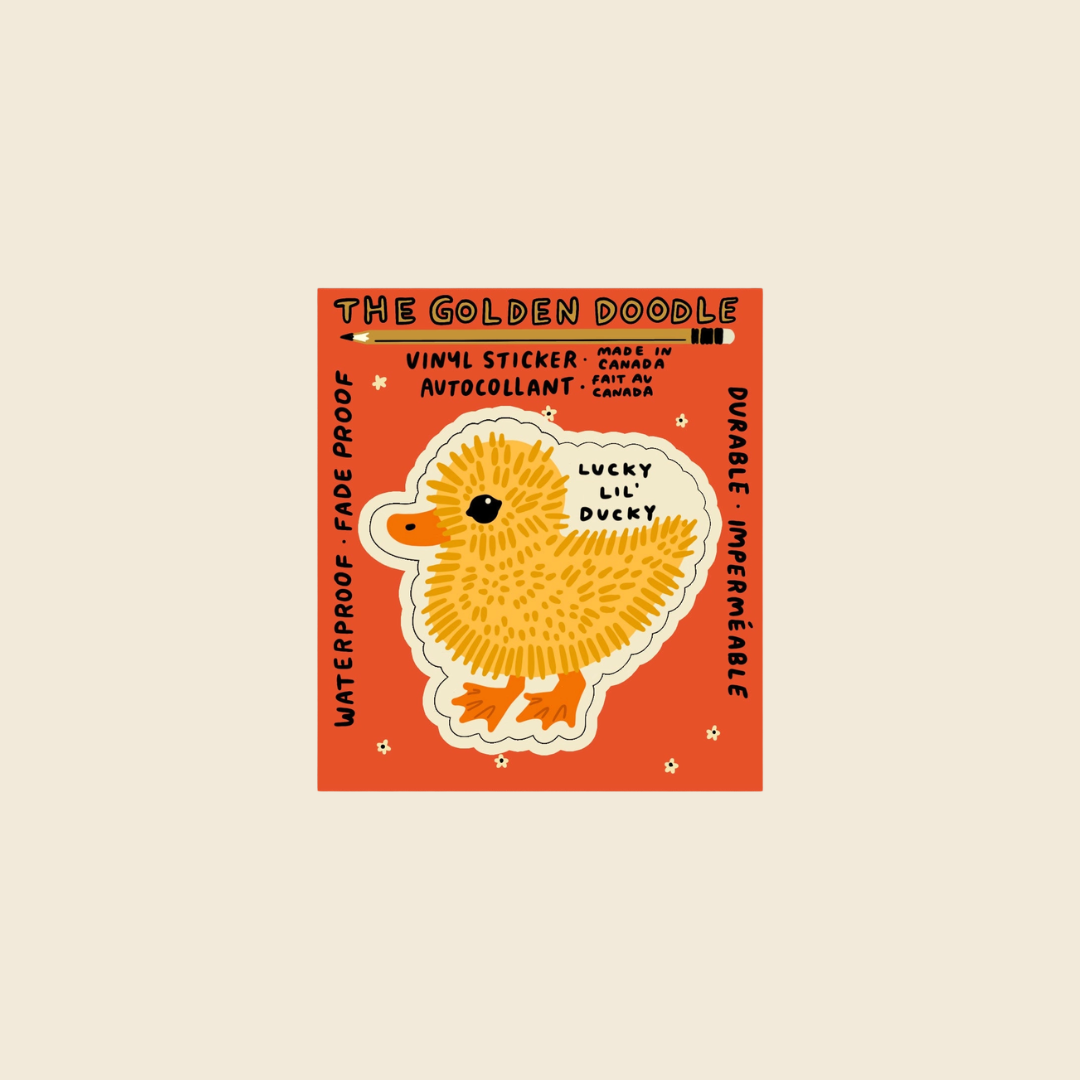 Lucky Lil Duck Sticker