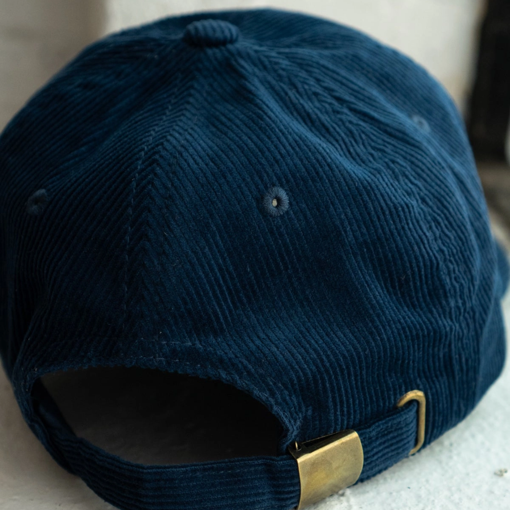 Reaching Goose Navy Corduroy Hat