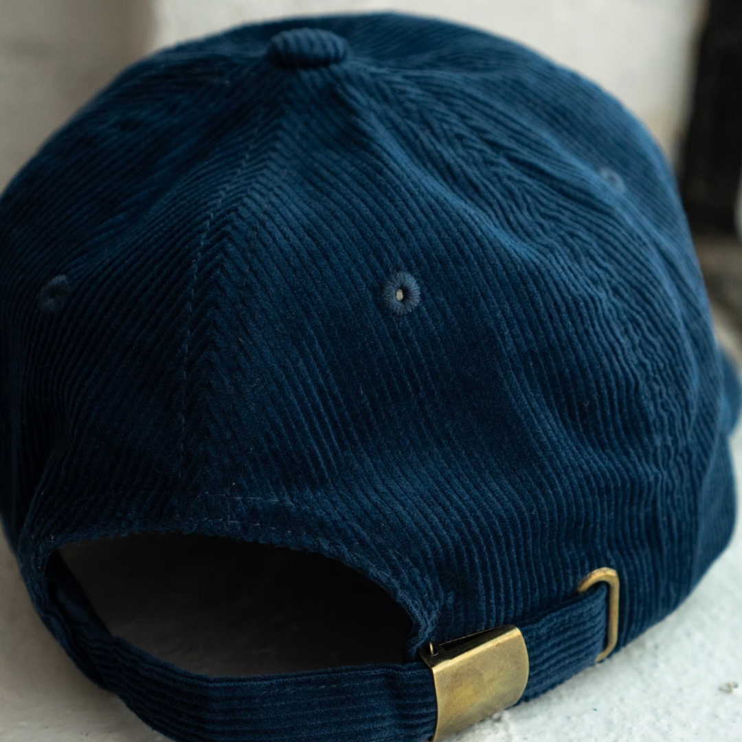 Reaching Goose Navy Corduroy Hat