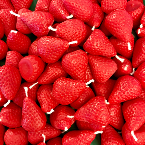 Strawberry Birthday Candles (x10)
