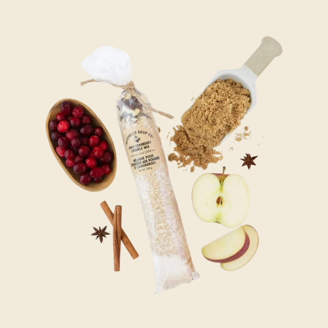 Apple Cranberry Crumble