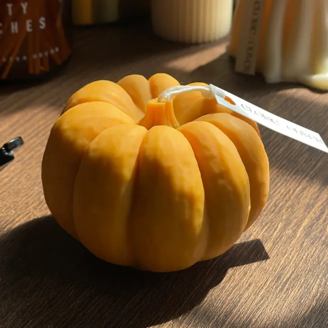 Large Pumpkin Candle