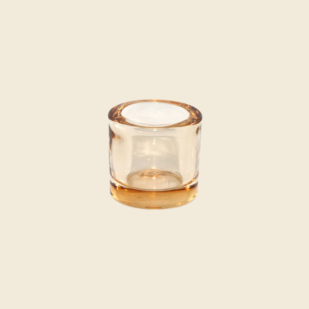 Glass Candle Holder