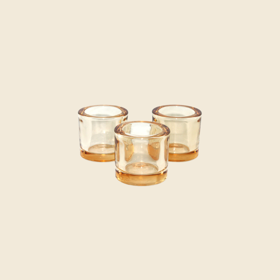 Glass Candle Holder