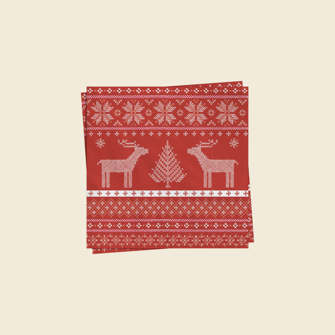 Reindeer Christmas Napkins