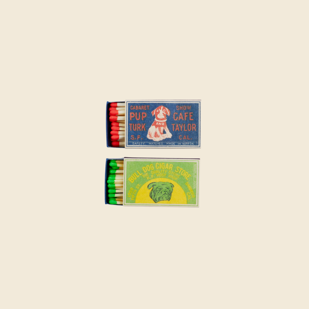 Pet-Themed Retro Safety Matches