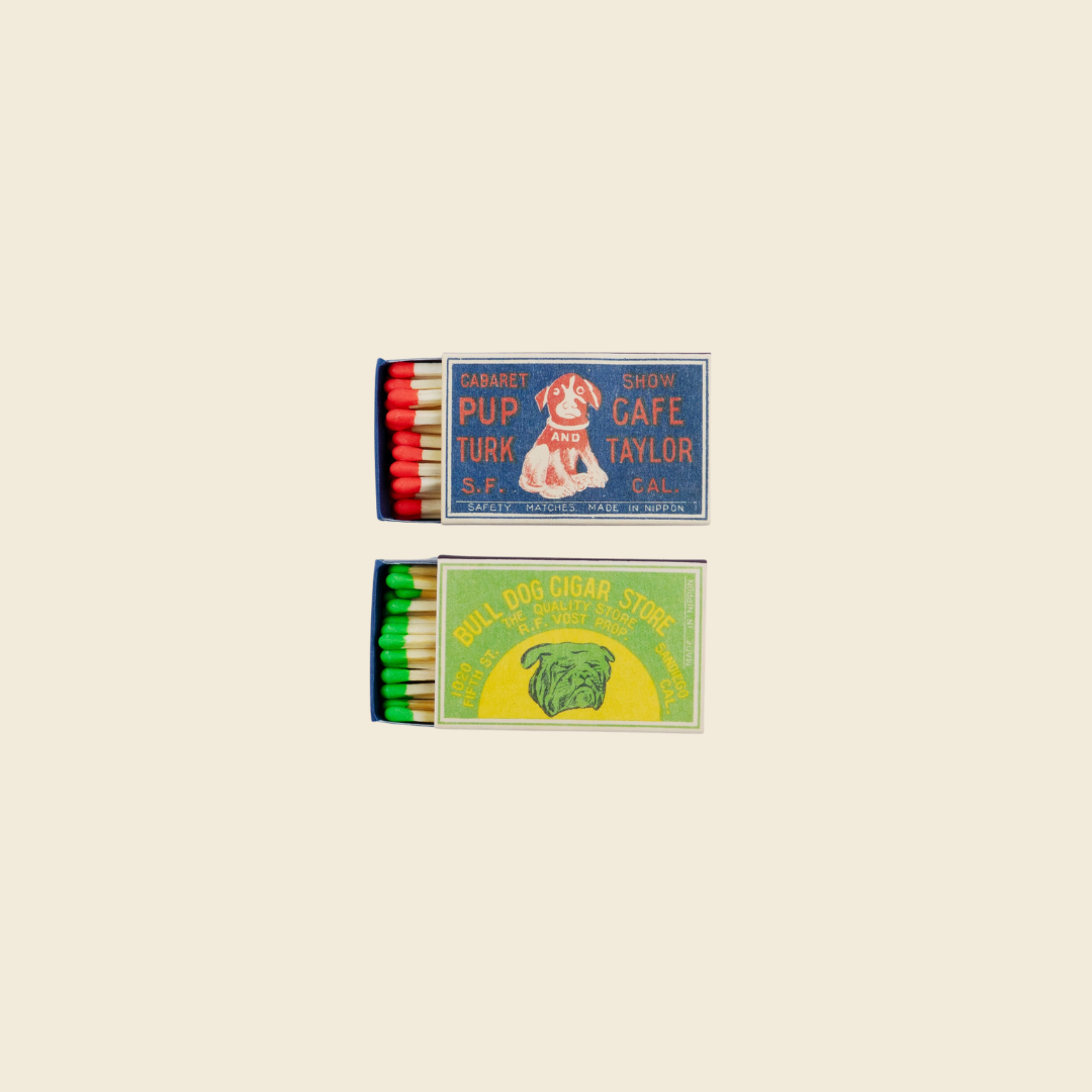 Pet-Themed Retro Safety Matches