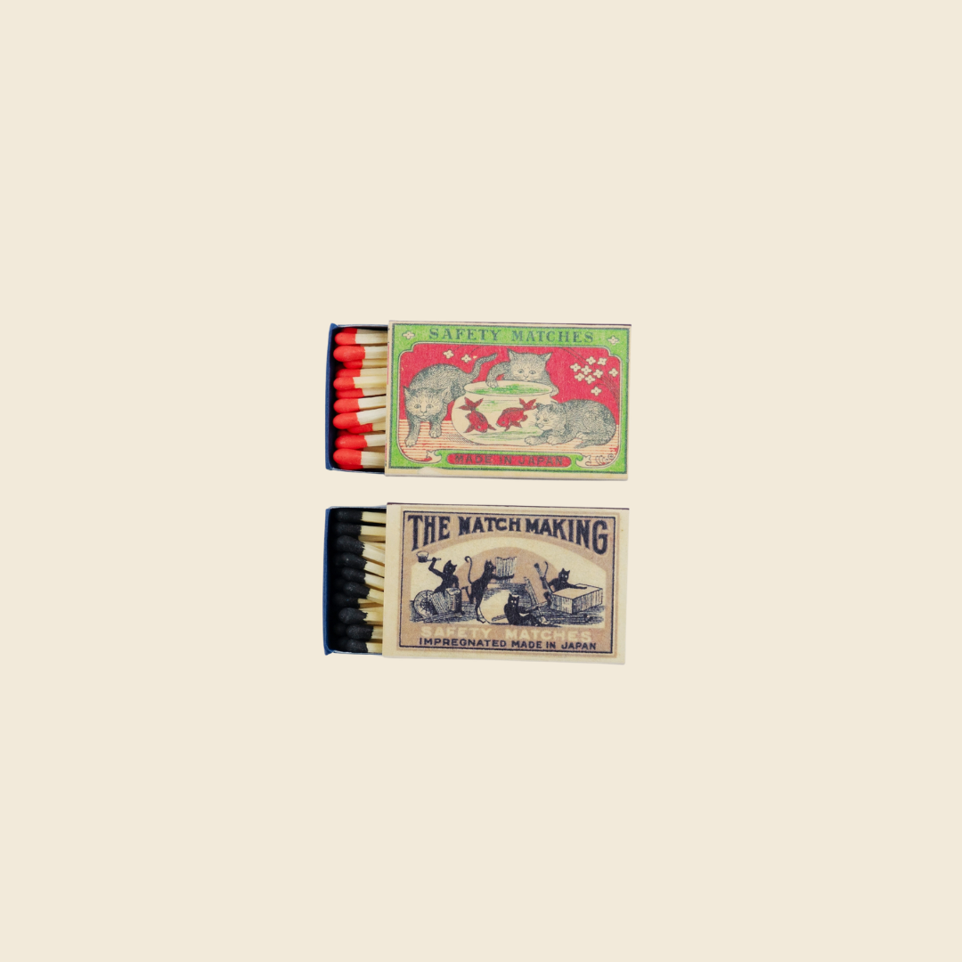 Pet-Themed Retro Safety Matches