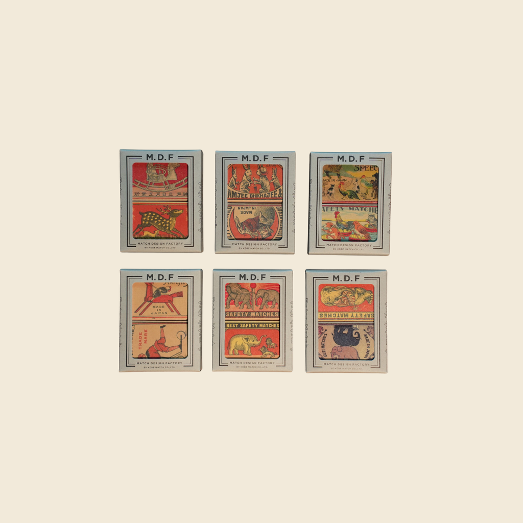 Whimsical-Themed Retro Matches