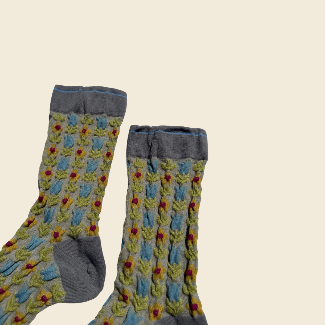 Tulip Garden Socks