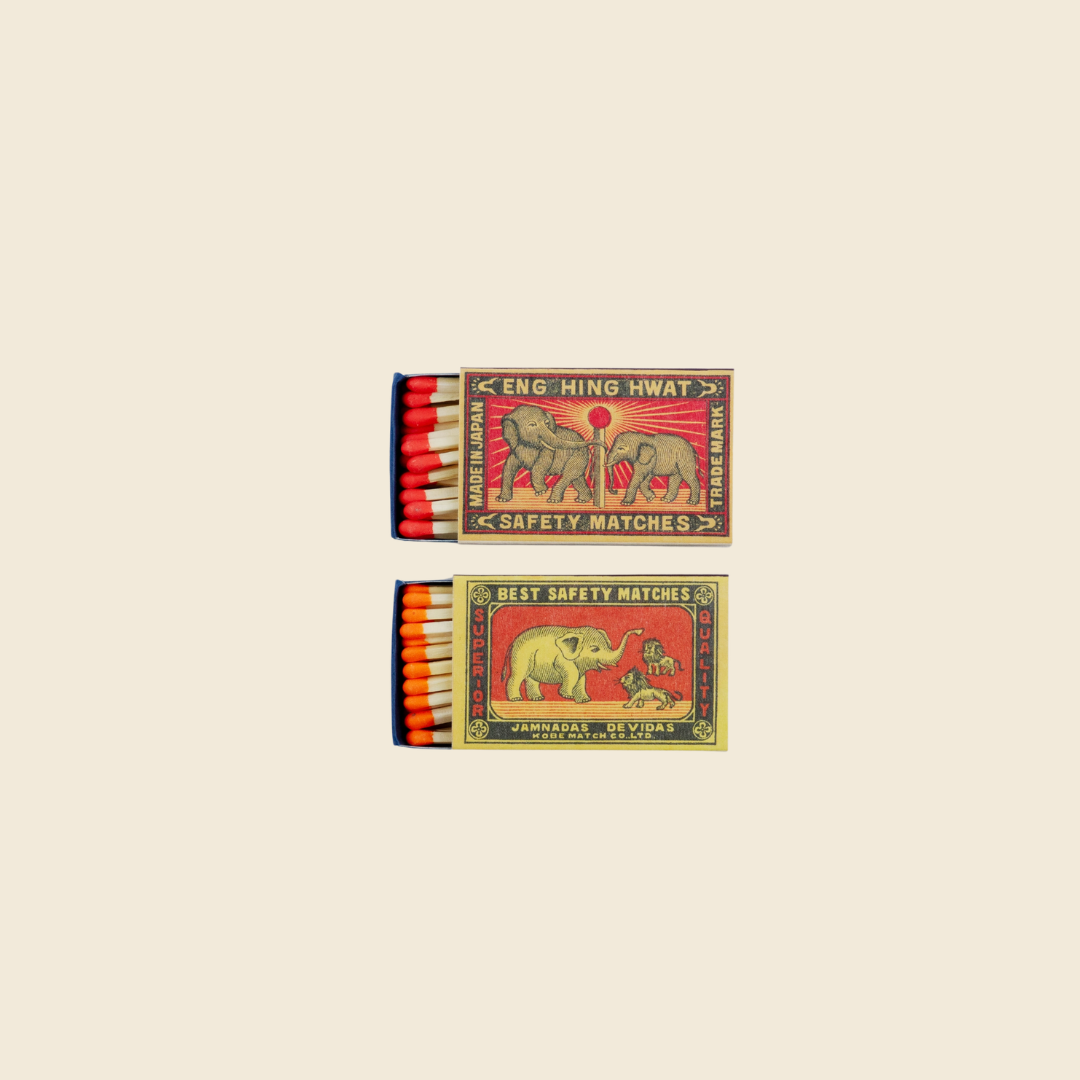 Whimsical-Themed Retro Matches