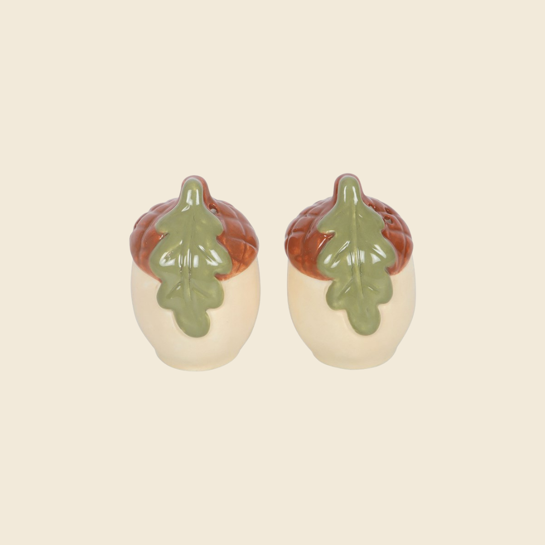 Autumn Acorn Salt and Pepper Shakers