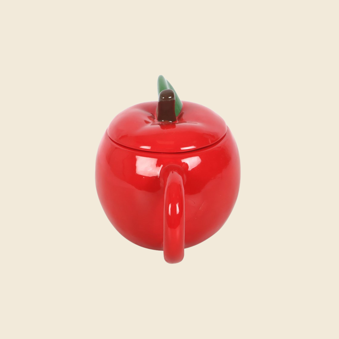 Apple Shaped Lidded Mug