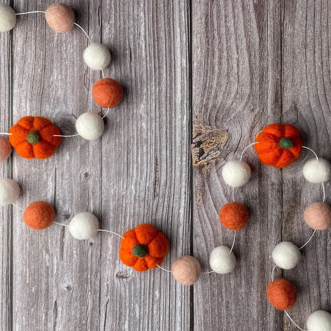 Pumpkin Decor Garland