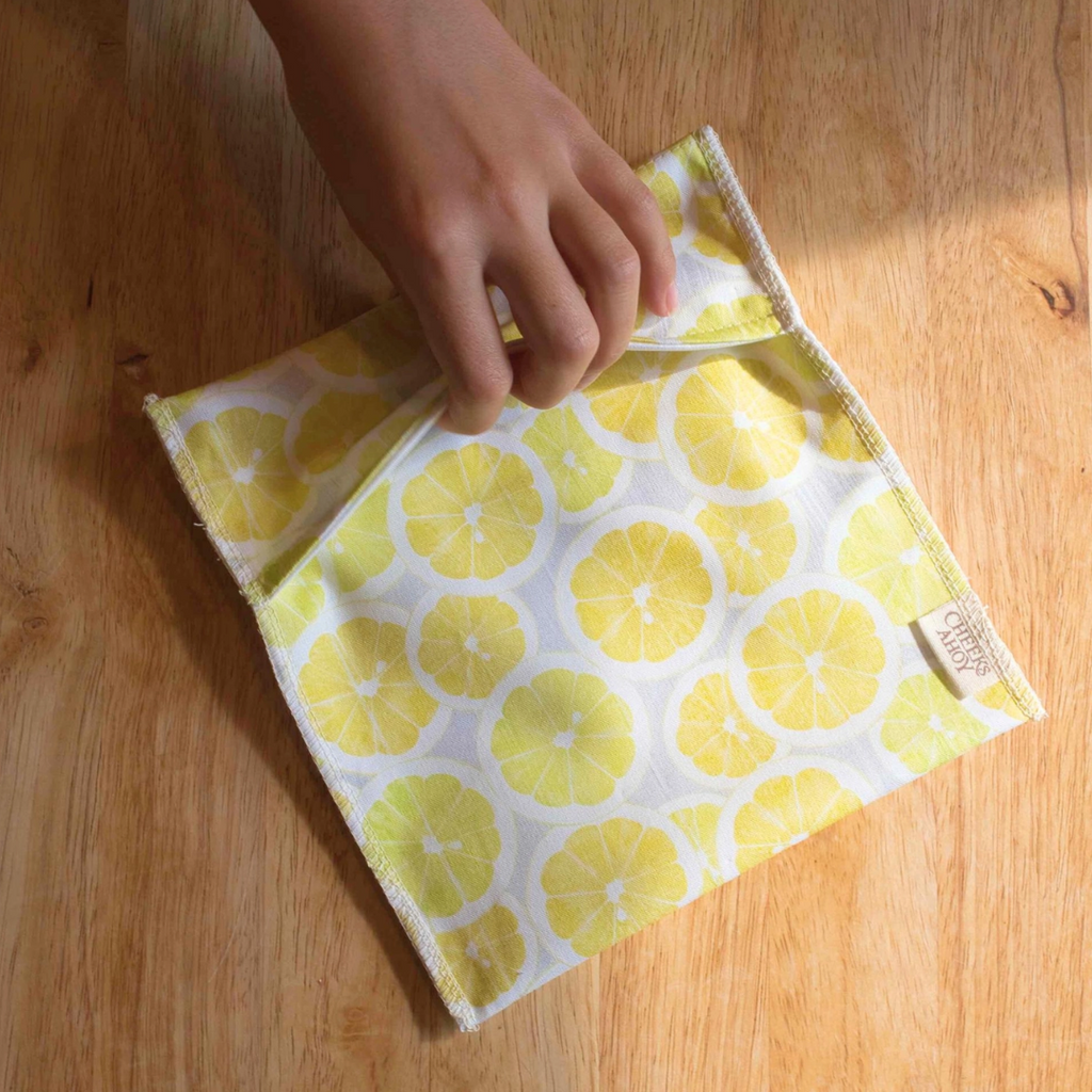 Reusable Snack & Sandwich Bag (Lemon)