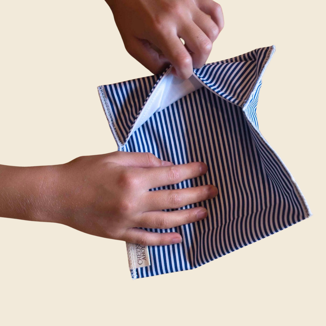 Reusable Snack & Sandwich Bag (Striped)