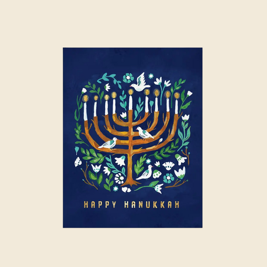 "Happy Hanukkah" Card