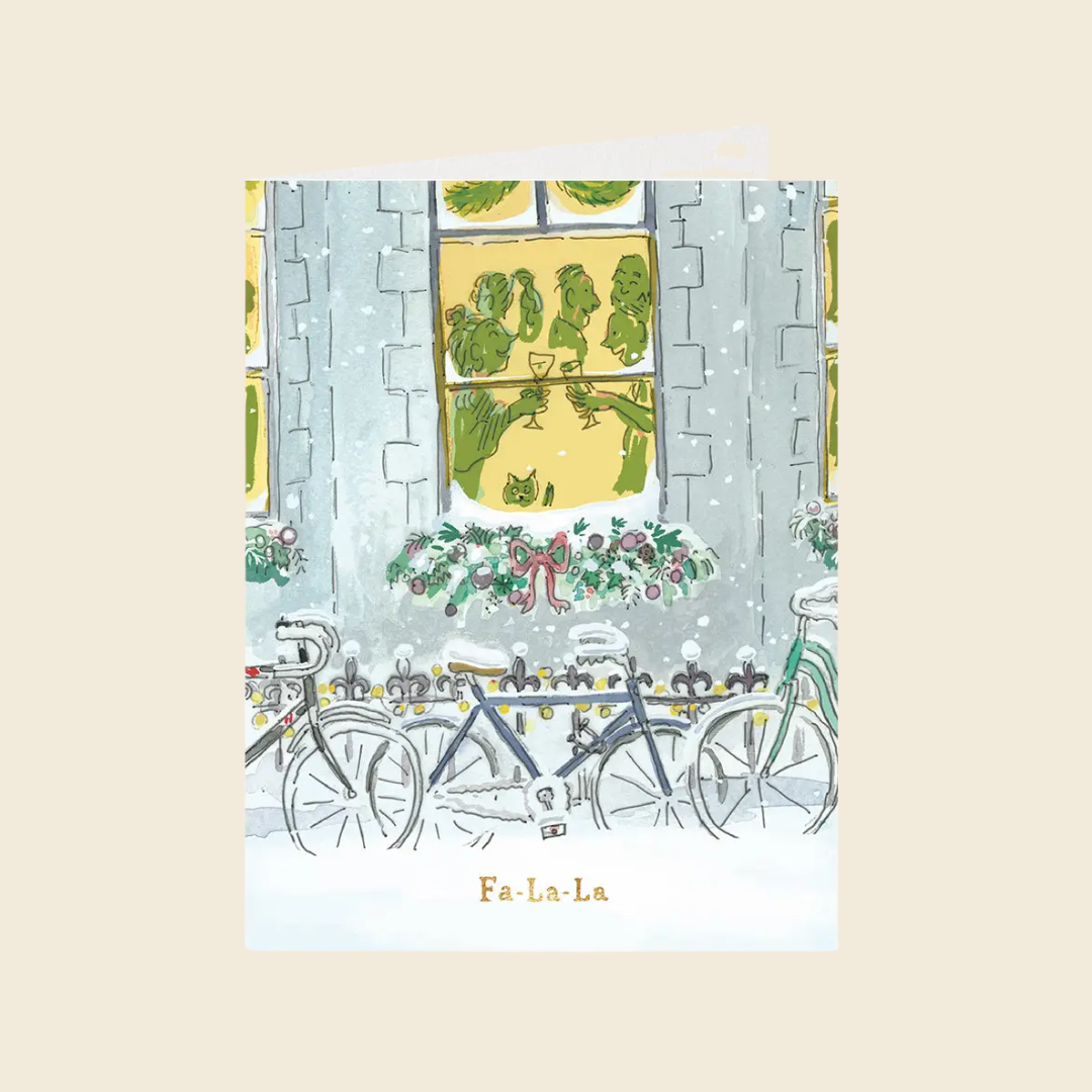 "Fa la la" Holiday Card
