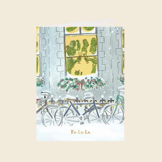 "Fa la la" Holiday Card