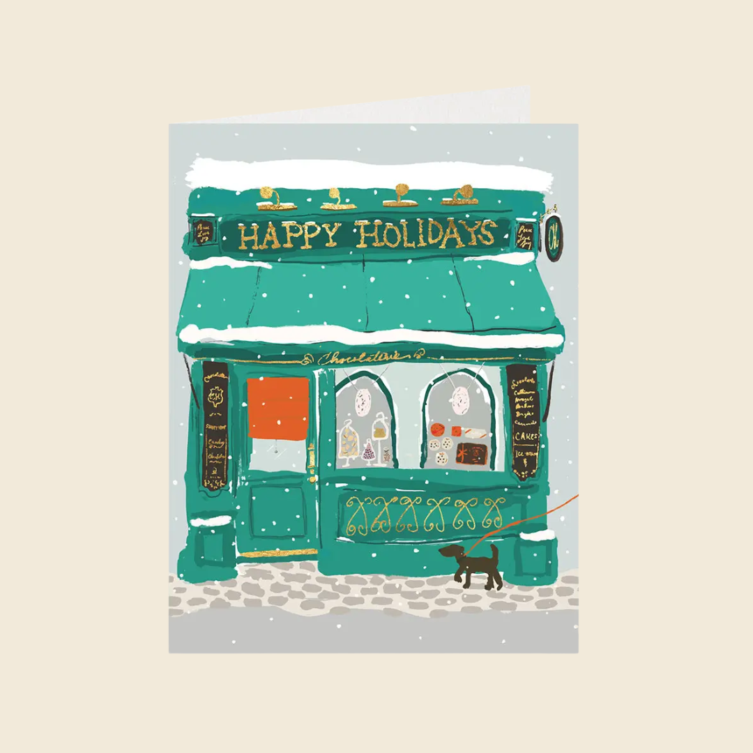 "Holidays in Paris" Card