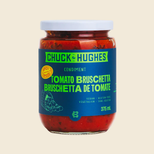 Chuck Hughes Spicy Tomato Bruschetta