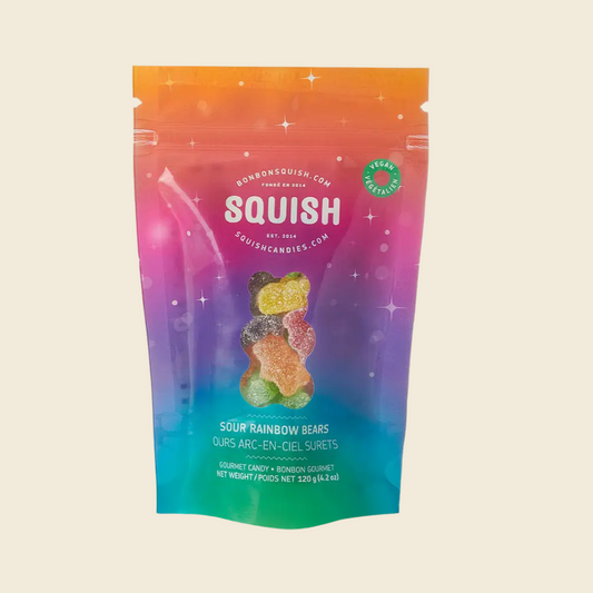Vegan Sour Rainbow Bear Candies