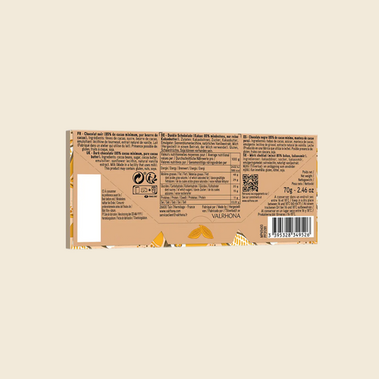Valrhona Abinao 85% Dark Chocolate Bar