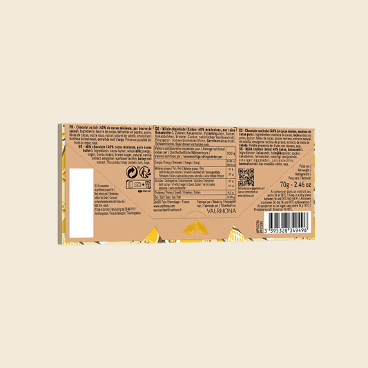 Valrhona Jivara 40% Milk Chocolate Bar