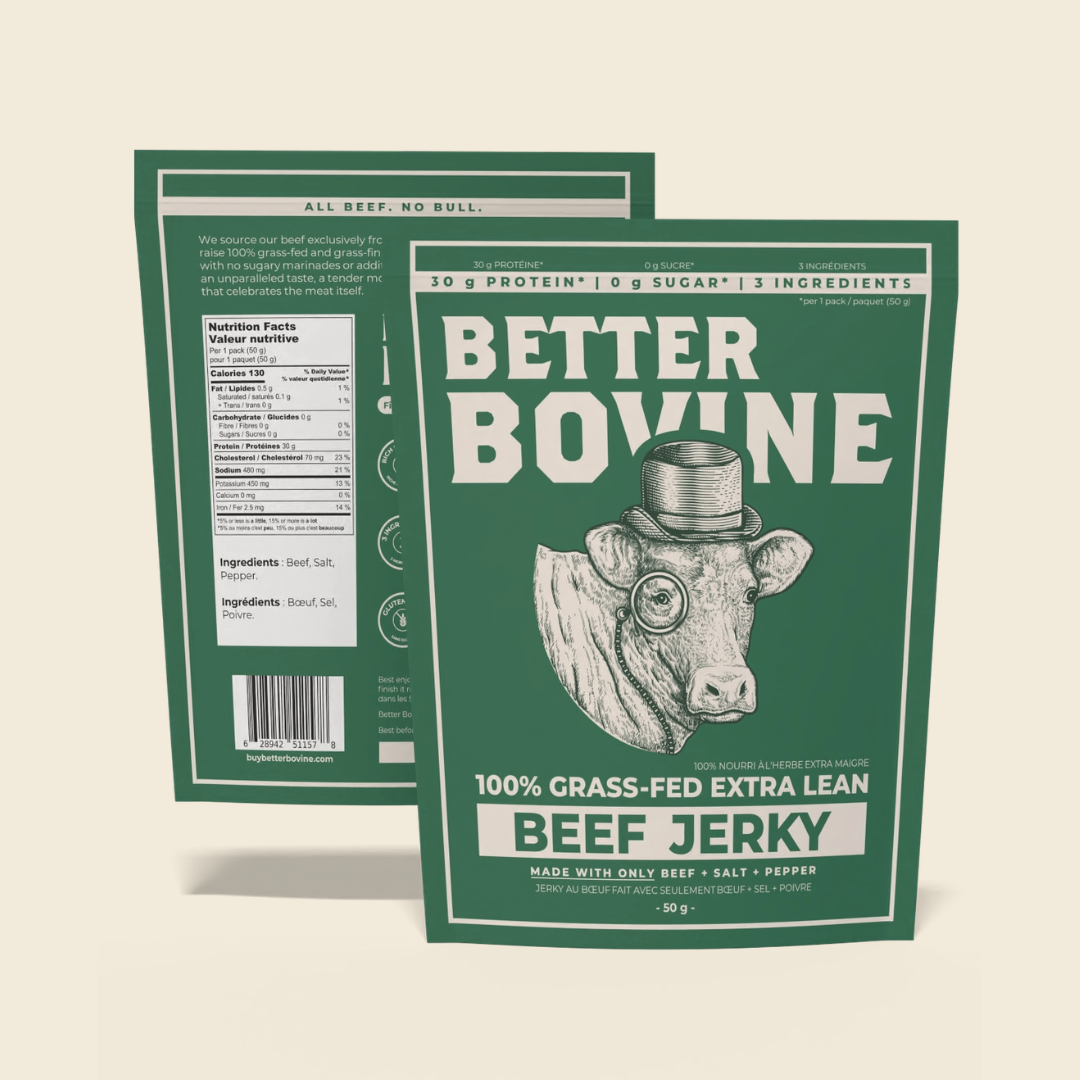 100% Grassfed Extra Lean Beef Jerky