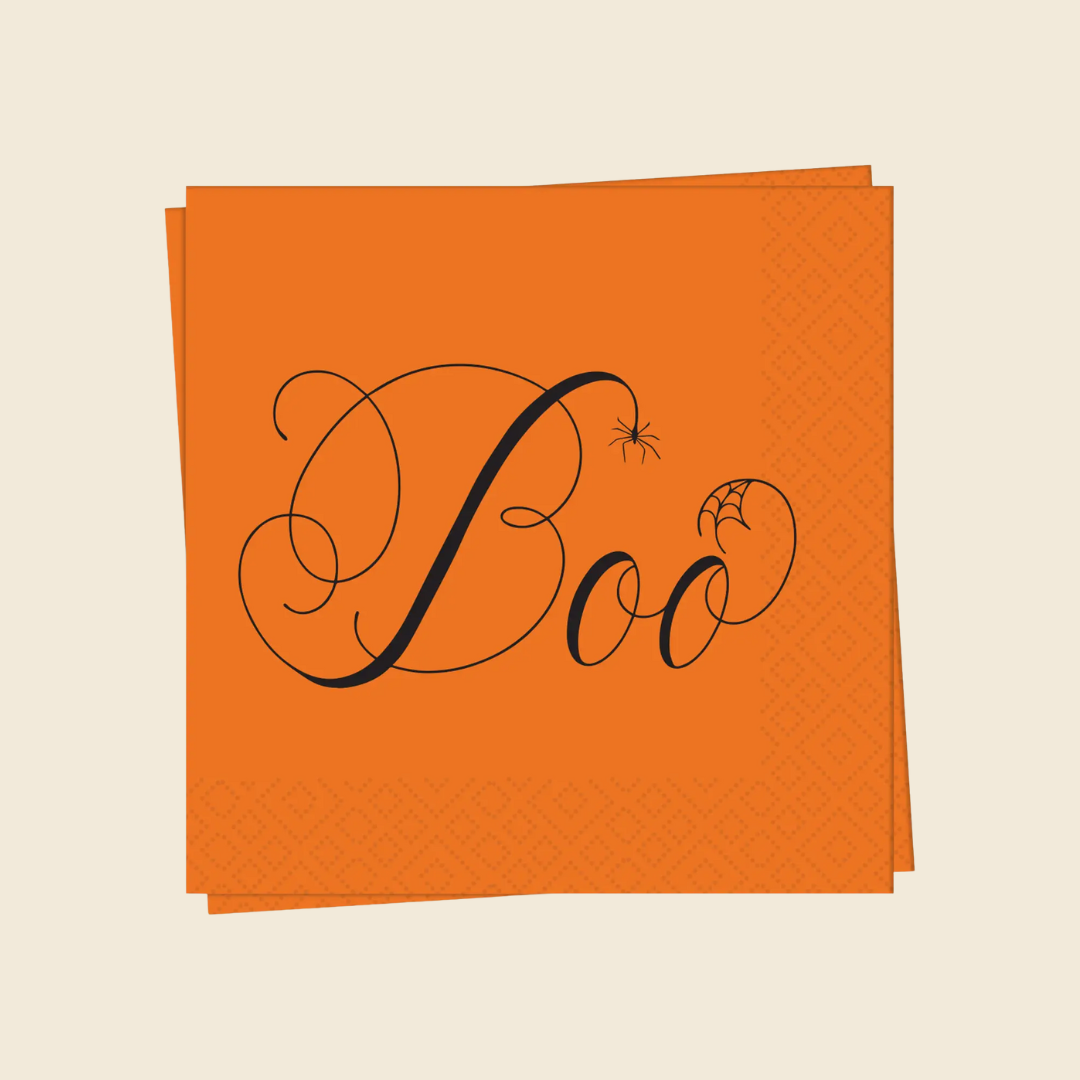 "Boo" Cocktail Napkins