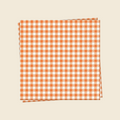 Orange Gingham Napkins