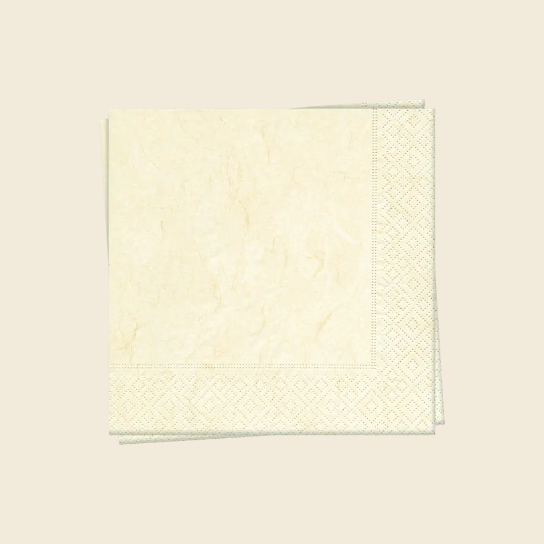 Pure Cream Cocktail Napkin