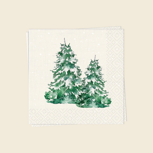 Fir Trees Luncheon Napkin