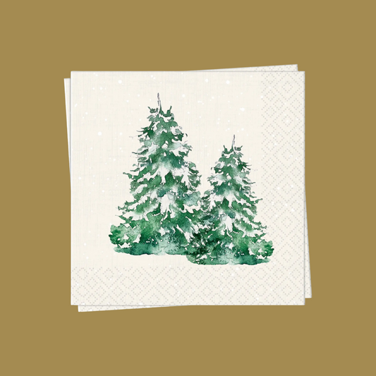 Fir Trees Luncheon Napkin