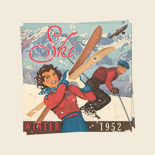 Winter 1952 Cocktail Napkin