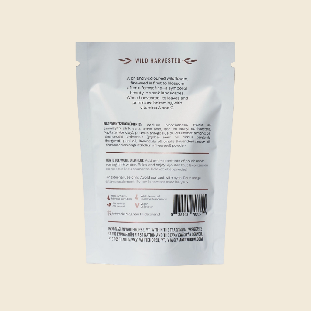 Foaming Fireweed Bath Soak