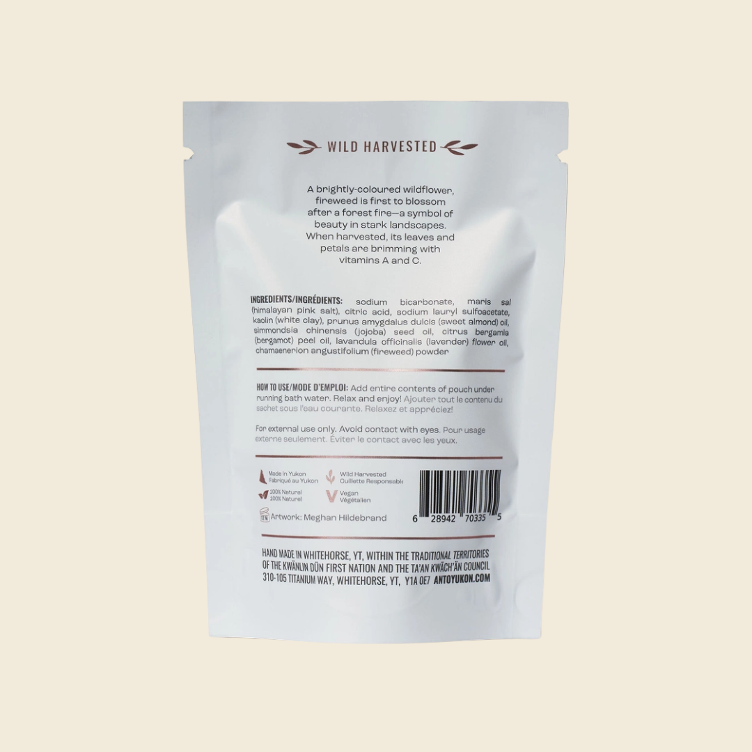 Foaming Fireweed Bath Soak