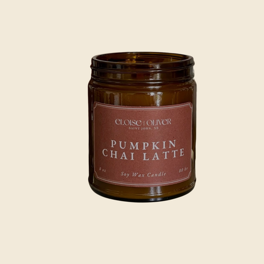 "Pumpkin Chai" Latte Candle