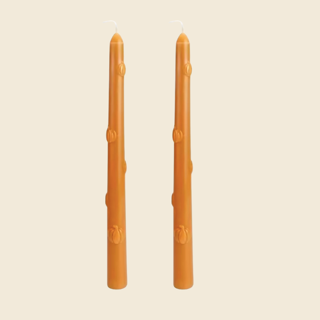 Pumpkin Taper Candlestick