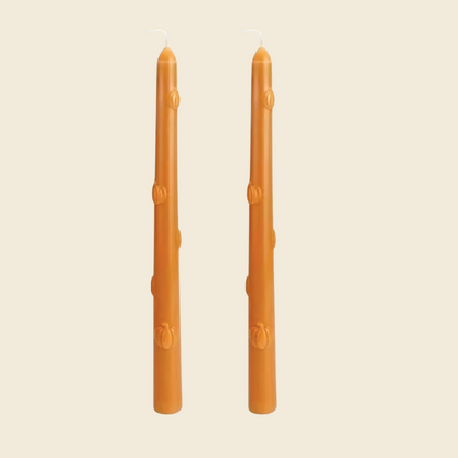 Pumpkin Taper Candlestick