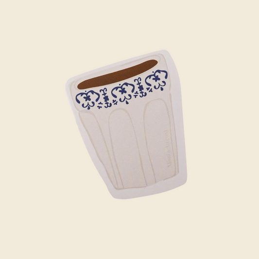 Cafe Latte Vinyl Sticker